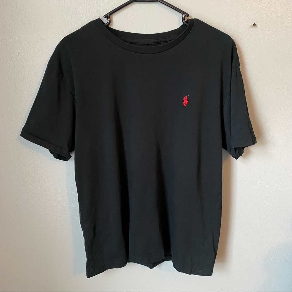 Polo Ralph Lauren Black T Shirt - Medium